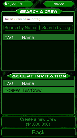 Crew Invitation