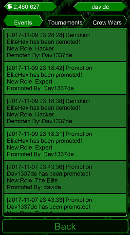 Crew Logs