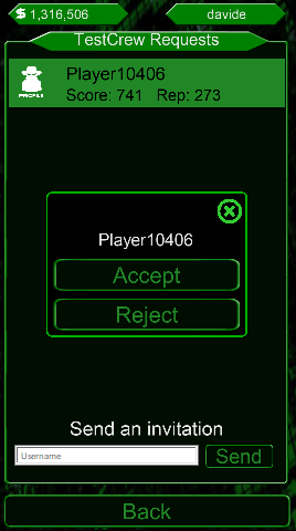 Crew Requests Actions