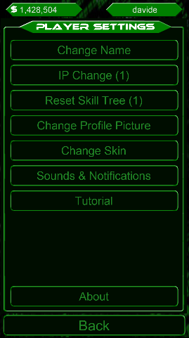Player Settings